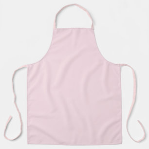 Pastel Pink Rose Solid Colour Apron