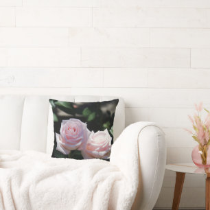 Pastel Pink Roses Cushion
