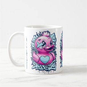 Pastel Pink Rubber Duck Mug