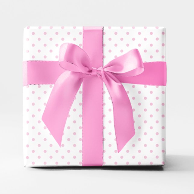 Pastel Pink Small Polka Dot Wrapping Paper (Pastel Pink Small Polka Dot Wrapping Paper)