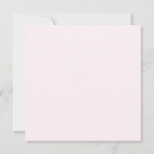 Pastel Pink Solid Colour Card
