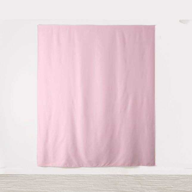 Pastel Pink Solid Colour | Classic | Elegant Tapestry (Front)
