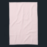 Pastel Pink Stripes. Tea Towel<br><div class="desc">Vertical stripes in shades of pink. Has a nice pretty look. Simple striped design.</div>