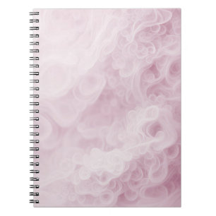 Pastel Pink Swirl Abstract Notebook