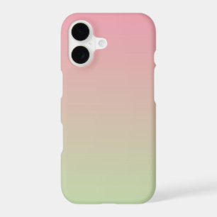Pastel Pink to Sage Green Ombre Gradient