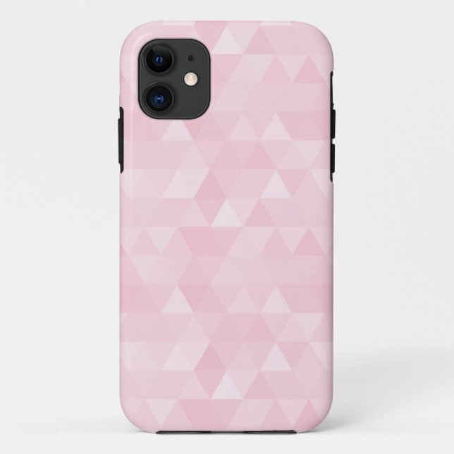 Pastel Pink Triangle Mosaic iPhone 5/5S Case (Back)