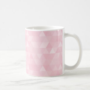 Pastel Pink Triangle Mosaic Mug