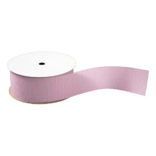 Pastel Pink White Flecked  1.5" Grosgrain Ribbon
