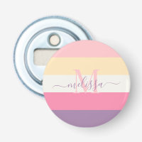 Pastel Pink White Yellow Purple Colour Block