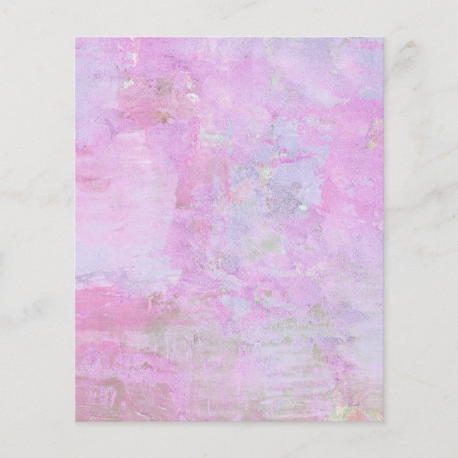 PASTEL PINKS COLOURFUL BACKGROUNDS WALLPAPERS CUST FLYER (Front)