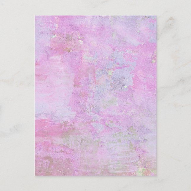 PASTEL PINKS COLOURFUL BACKGROUNDS WALLPAPERS CUST POSTCARD (Front)