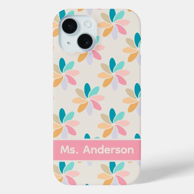 Pastel Pinwheel Case-Mate iPhone Case (Back)