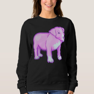 Pastel Pitbull Purple Sweatshirt