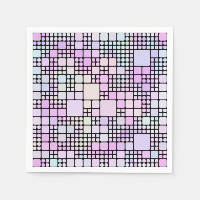 pastel pixel pieces : napkin (Front)