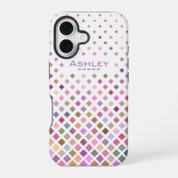 Pastel Pixels Cool Geometric Pattern Personalised