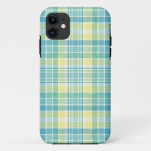 Pastel Plaid iPhone 11 Case