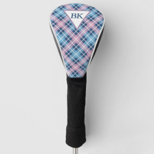 Pastel Plaid Golf Head Cover