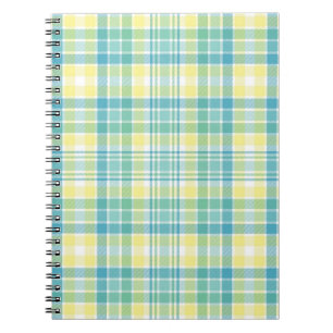 Pastel Plaid Notebook