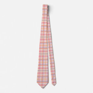 Pastel Plaid Tie