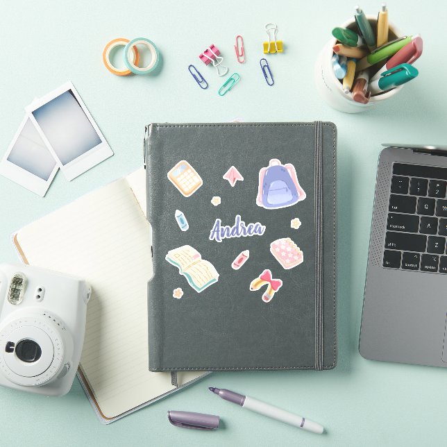 Pastel Playful Back To School Monogram (iPad Cover)