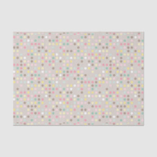 Pastel Polka Dot Baby Shower Tissue Paper