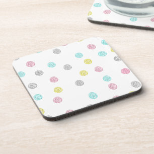 Pastel Polka Dots Coaster