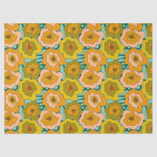 Pastel Poppies Tissue Wrapping Paper