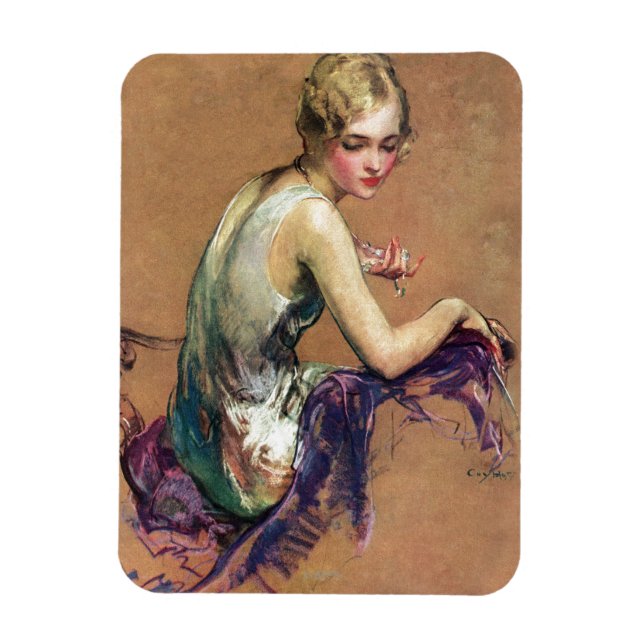 Pastel Portrait Magnet (Vertical)