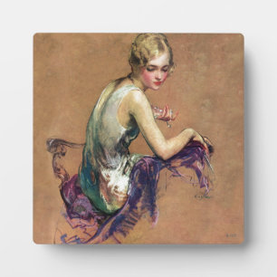 Pastel Portrait Plaque