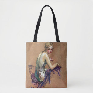 Pastel Portrait Tote Bag