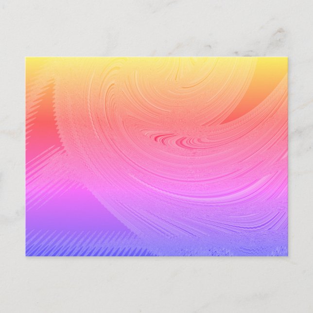 Pastel Postcard, Pastel Postal  Postcard (Front)