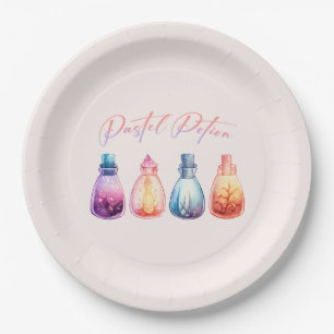 Pastel Potion Paper Plate