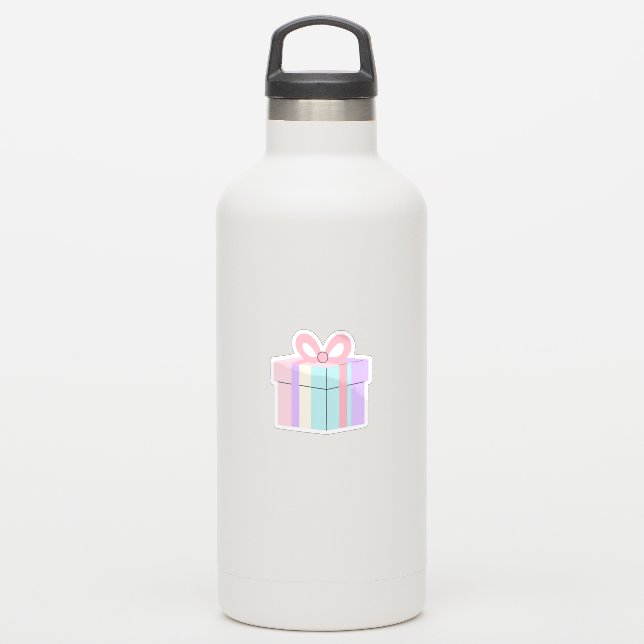 Pastel Present (Waterbottle)