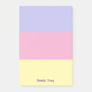 Pastel Pretty Spring Colours Custom  Post-it Notes