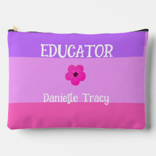 Pastel Pretty Spring Colours Teacher Accessory Pouch