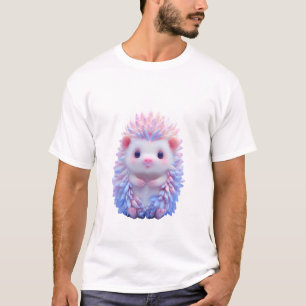 Pastel Prickly Hedgehog Illustration Men T-Shirt