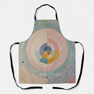 Pastel Prism: Rainbow Color Wheels Apron