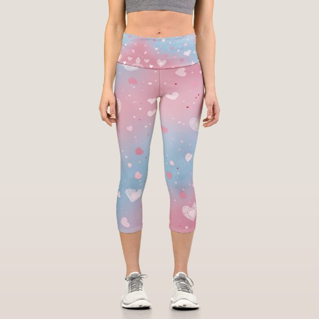 Pastel Promise Capri Leggings (Front)