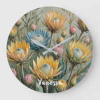 Pastel Protea Dream: Elegant Floral