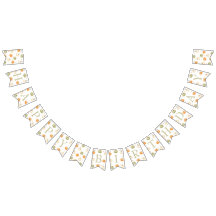 Pastel Pumpkin Birthday Banner Sign