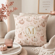 Pastel Pumpkin Monogram – Personalised Initial