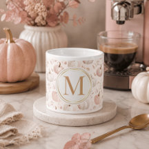Pastel Pumpkin Monogram – Personalised Initial