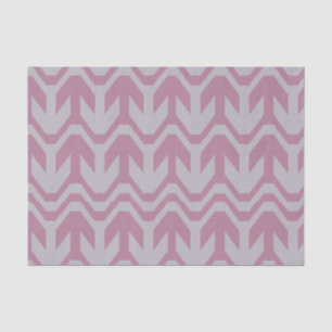 Pastel Purple and Blue Double Wave Pattern Tissue Paper