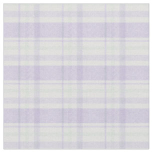 Pastel Purple and Green Plaid Fabric