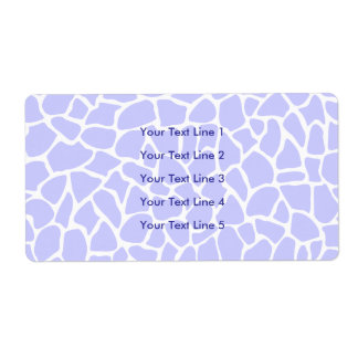Pastel Purple Animal Print Giraffe Pattern