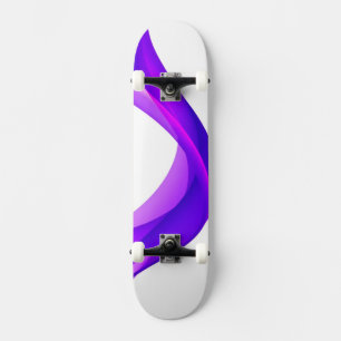 Pastel purple colour skateboard