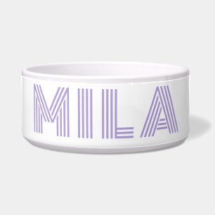 Pastel Purple Funny Name Cat Dog