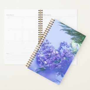 Pastel Purple Jacaranda Tree Flowers Planner