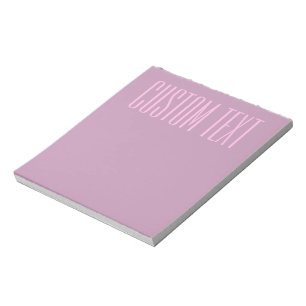 Pastel Purple & Light Pink Modern Editable Text Notepad