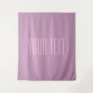 Pastel Purple & Light Pink Modern Editable Text Tapestry